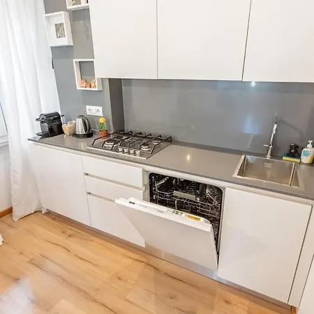 Modern House In The Center Of With Parking Appartement